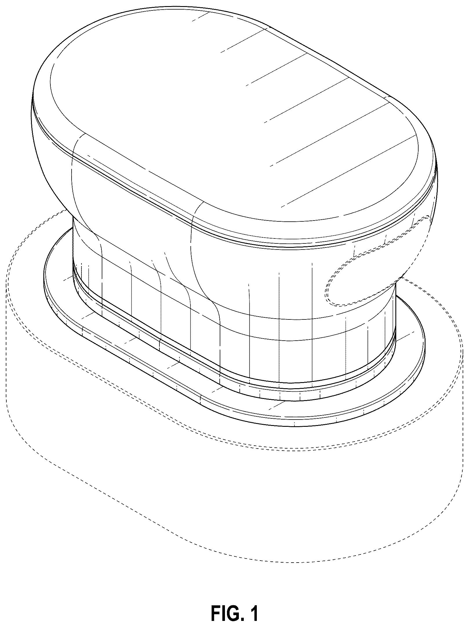 Patent USD1125750 — Scrubber — Figure 1