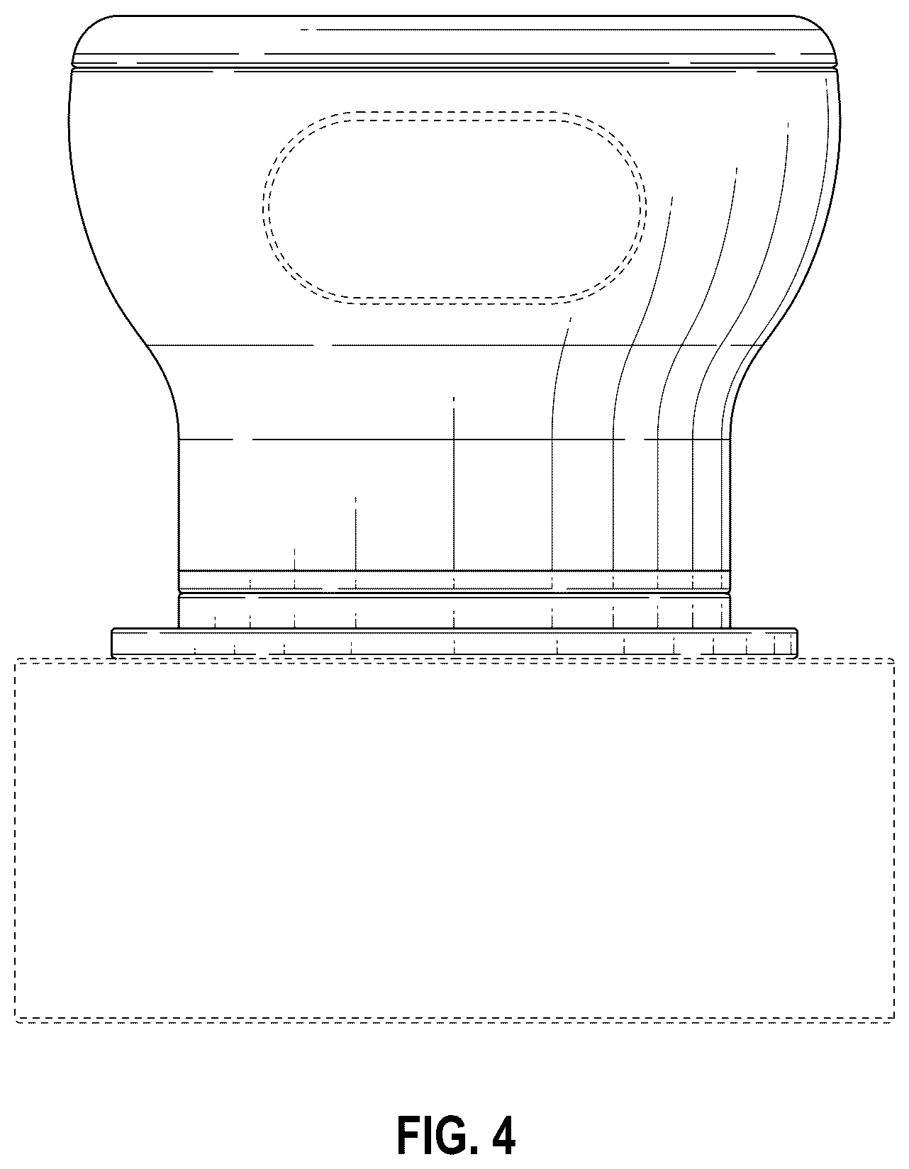 Patent USD1125750 Figure 4 – Scrubber
