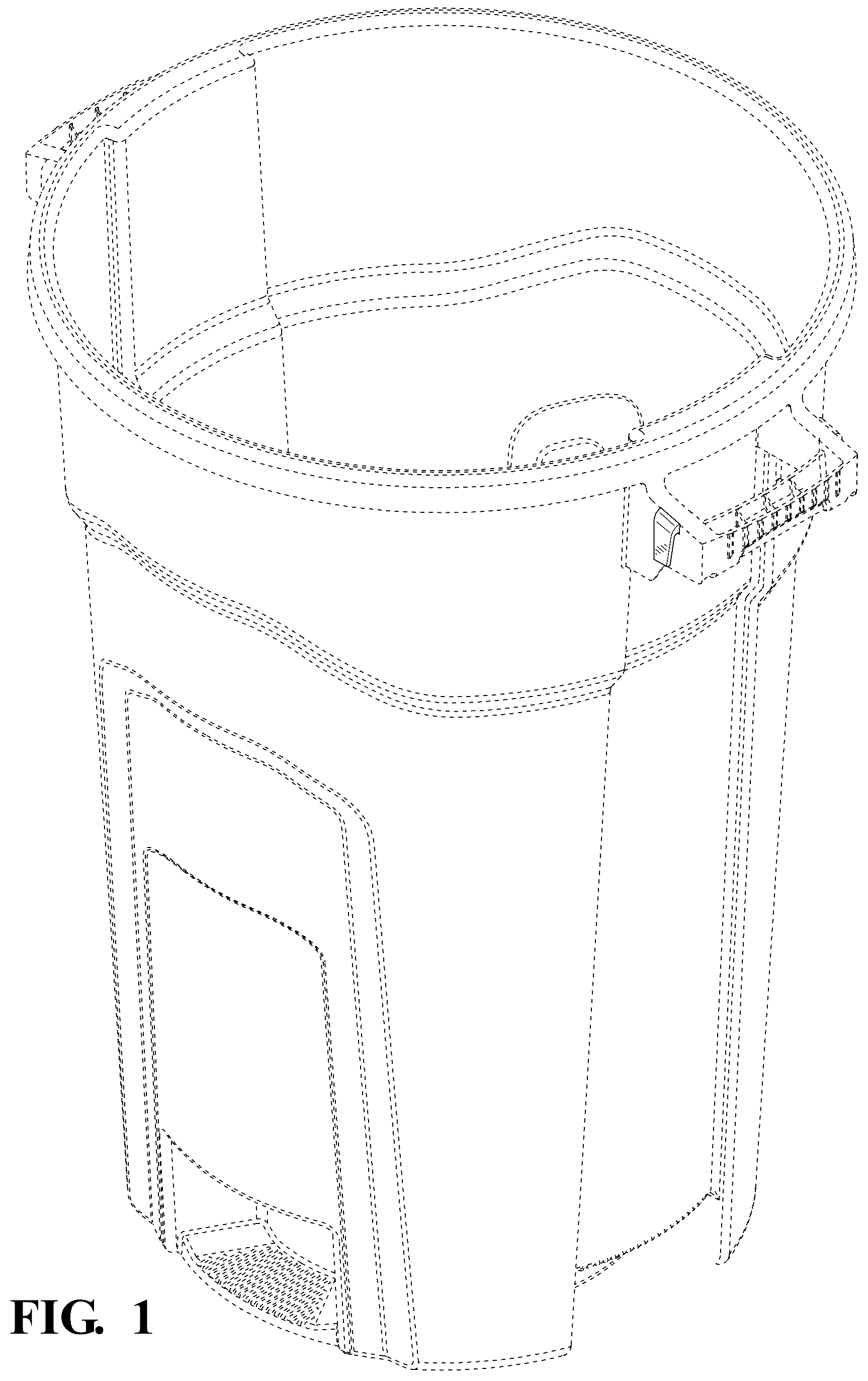 Patent USD1125760 — Trash can cinch — Figure 1