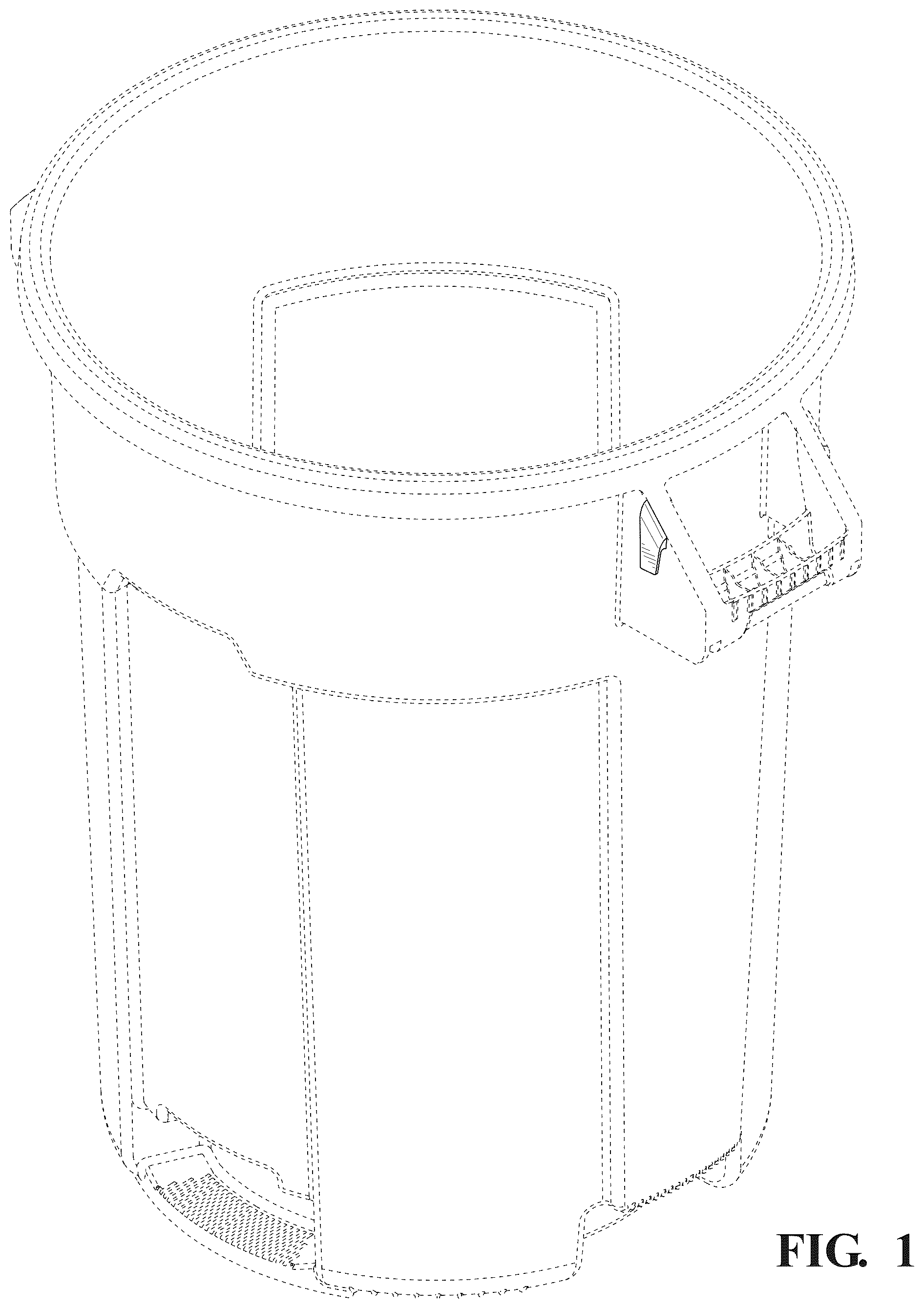 Patent USD1125764 — Trash can cinch — Figure 1