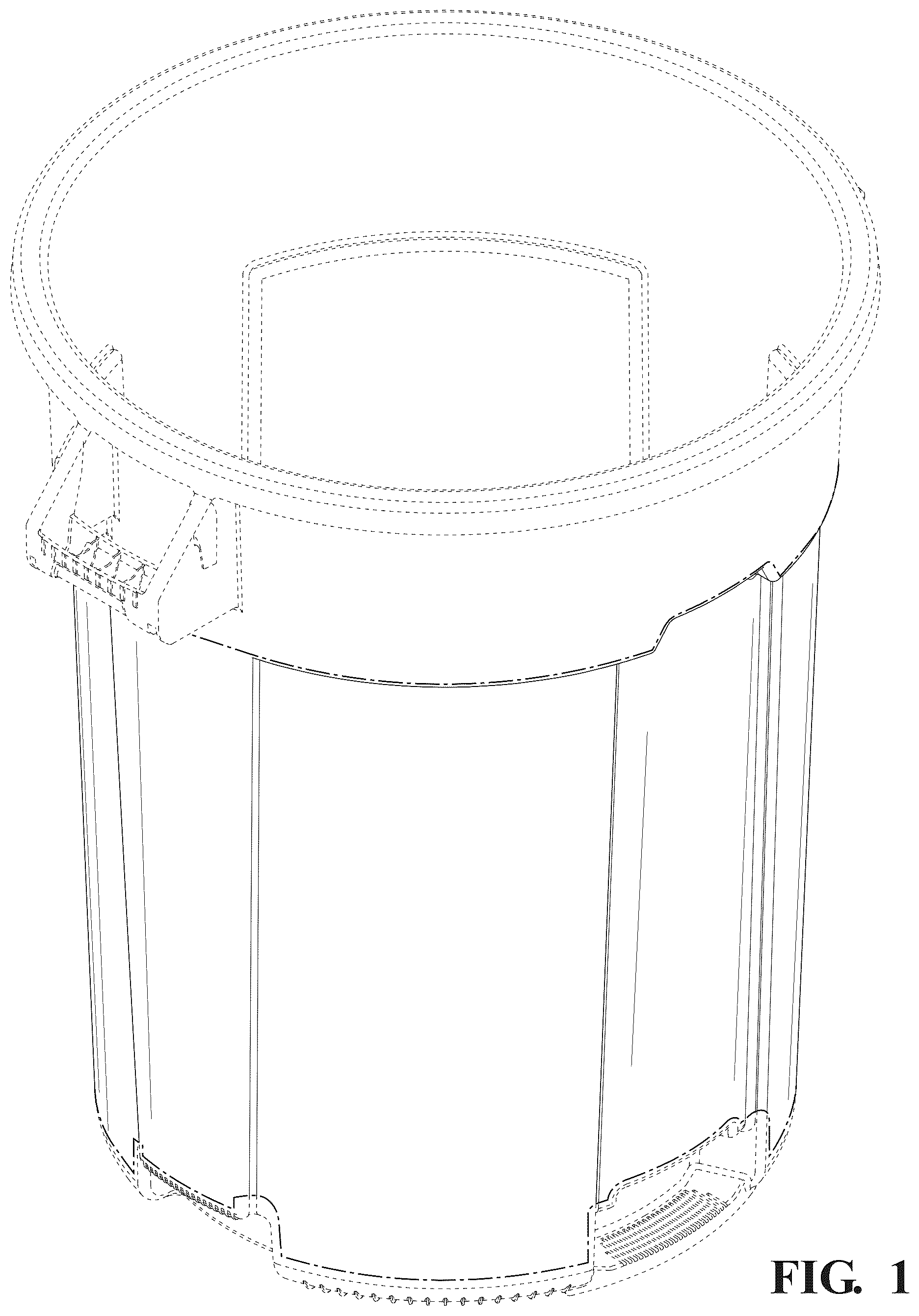 Patent USD1125767 — Trash can vents — Figure 1