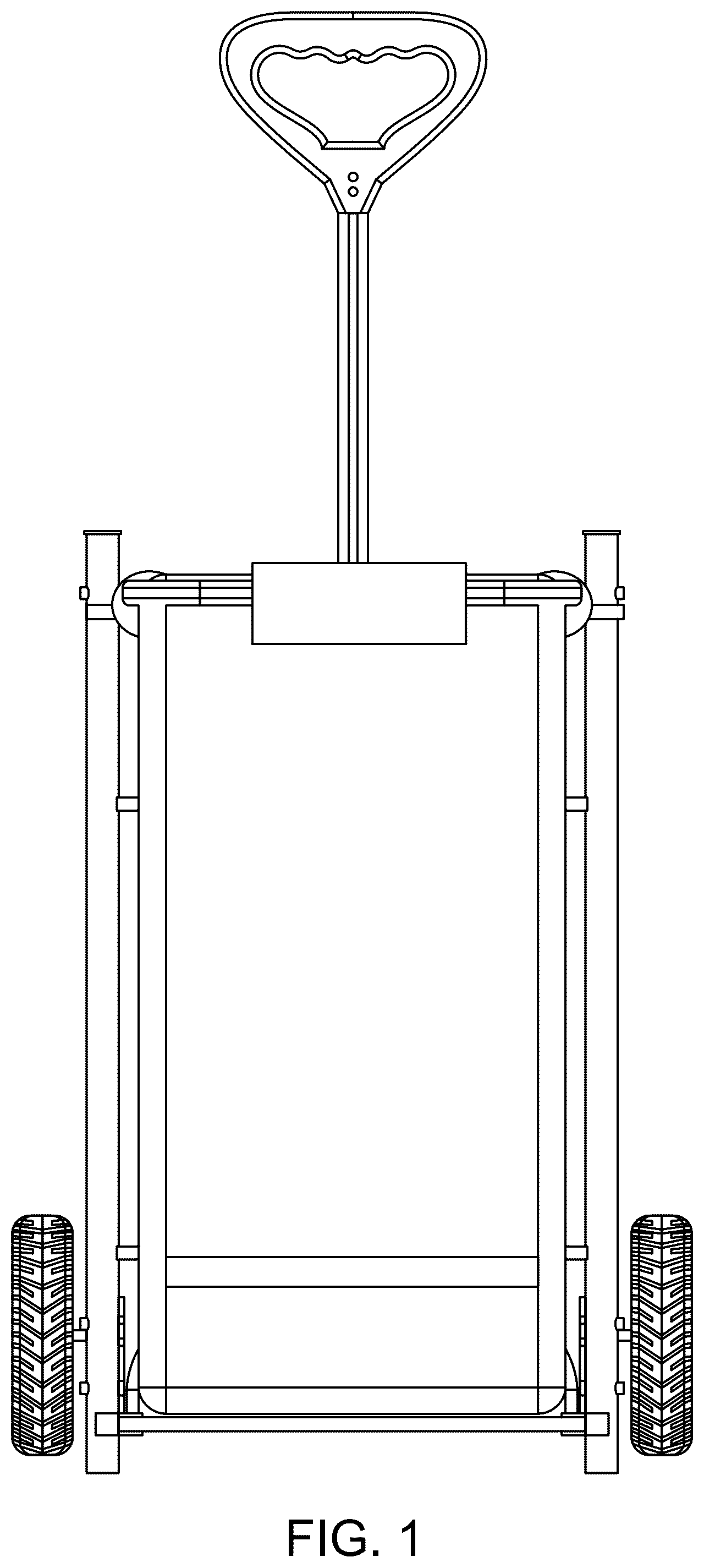 Patent USD1125777 — Folding shopping cart — Figure 1