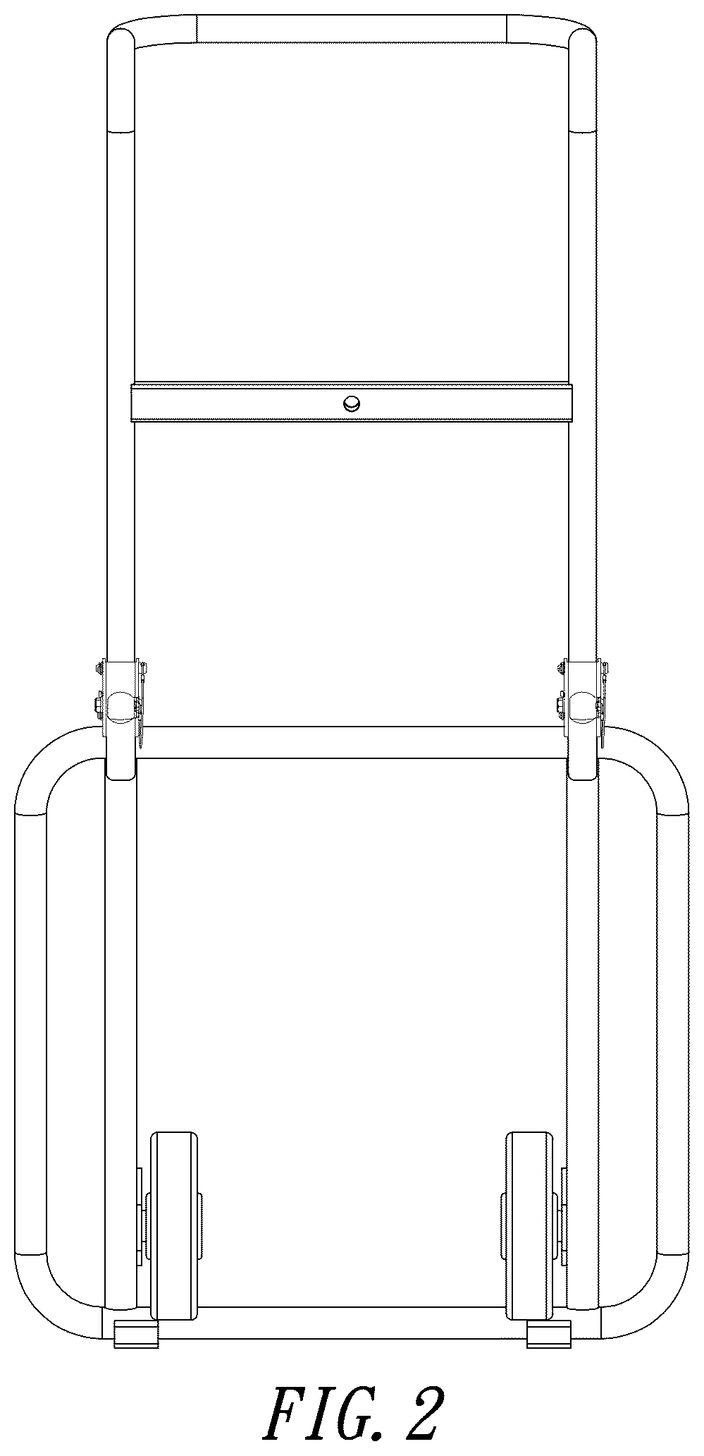 Patent USD1125778 Figure 2 – Push cart