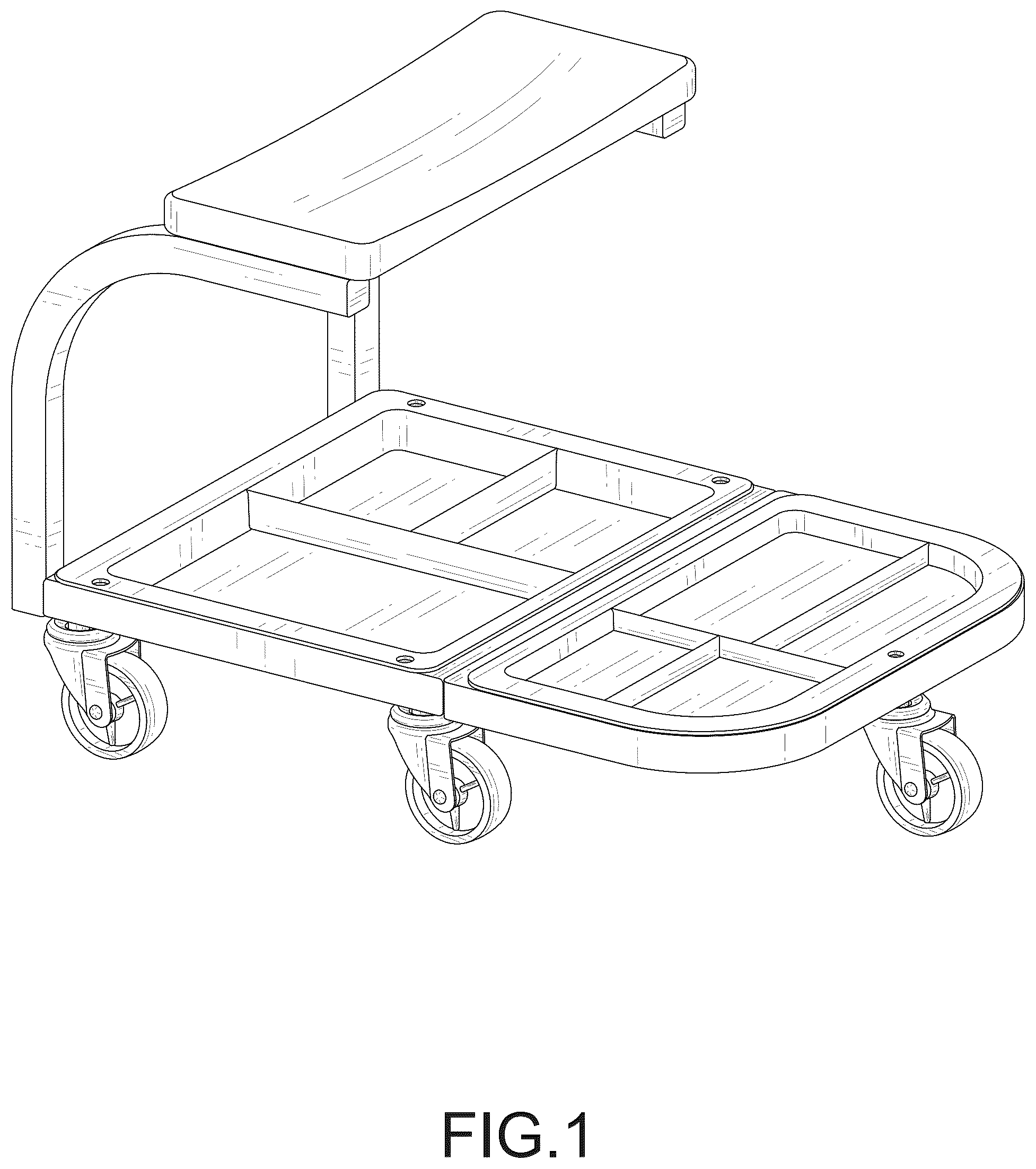 Patent USD1125781 — Tool stool — Figure 1