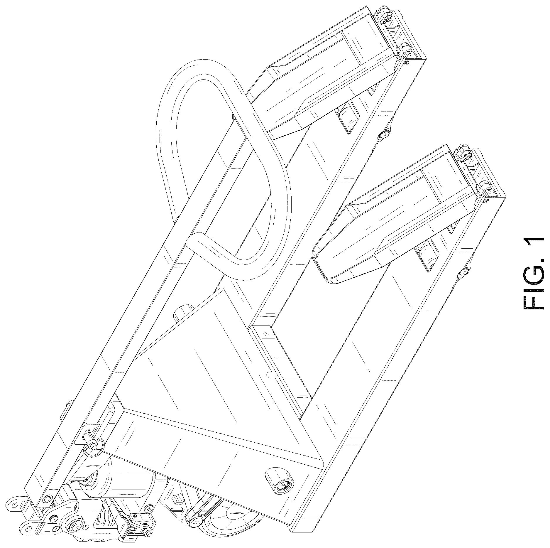 Patent USD1125784 — Foldable pallet truck — Figure 1