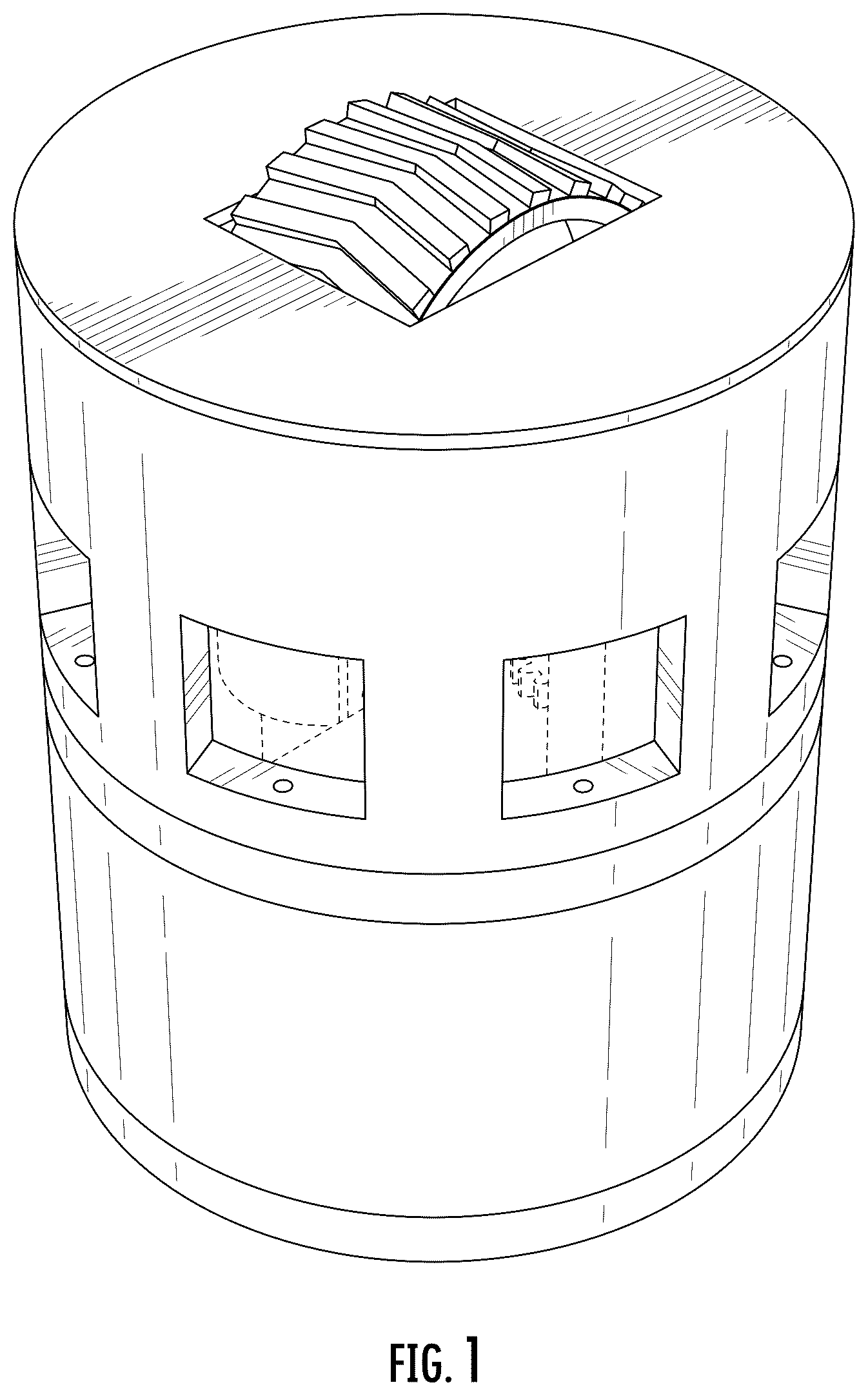 Patent USD1125787 — Part of modular conveyor for sorting goods — Figure 1